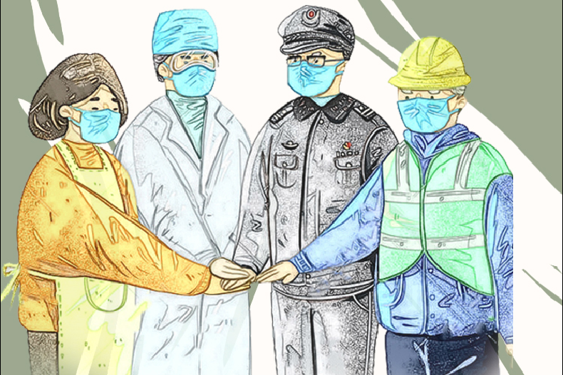 手繪長(zhǎng)圖|甘肅戰(zhàn)“疫”故事，“硬核”之下的溫情