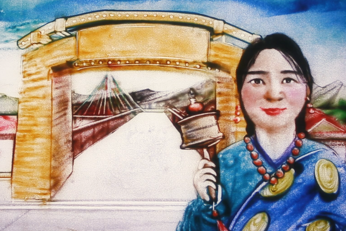 沙畫|奮力追夢(mèng)！2020決戰(zhàn)脫貧攻堅(jiān)“甘肅卷”