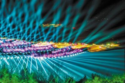 蘭山每晚都有炫酷燈光秀 你想看嗎？