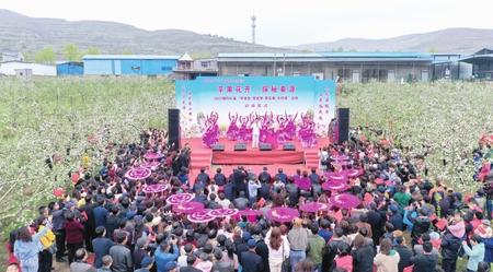 隴南禮縣舉辦“學(xué)黨史·感黨恩·賞花?！むl(xiāng)村游”活動