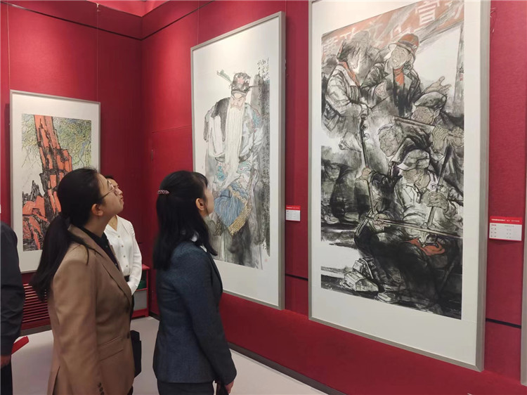 2023年5月，甘肅省紀(jì)委監(jiān)委機(jī)關(guān)、省委巡視辦、省文旅廳主辦，甘肅畫院承辦的甘肅省廉潔文化美術(shù)、書法、設(shè)計作品展開展，逾萬人參觀。.jpg